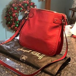 Joseph Ribkoff red Satchel